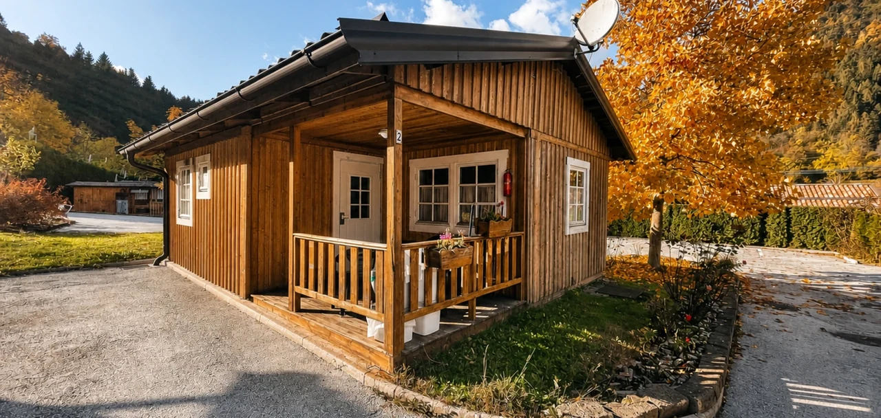 Chalet in legno del Casteltesino Camping
