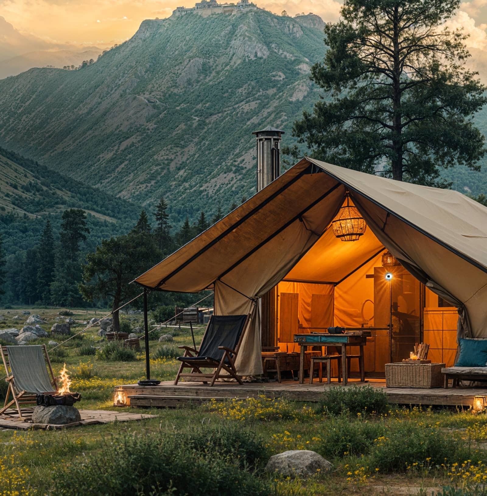 Magic Of Glamping Image Glamping X Webflow Template 