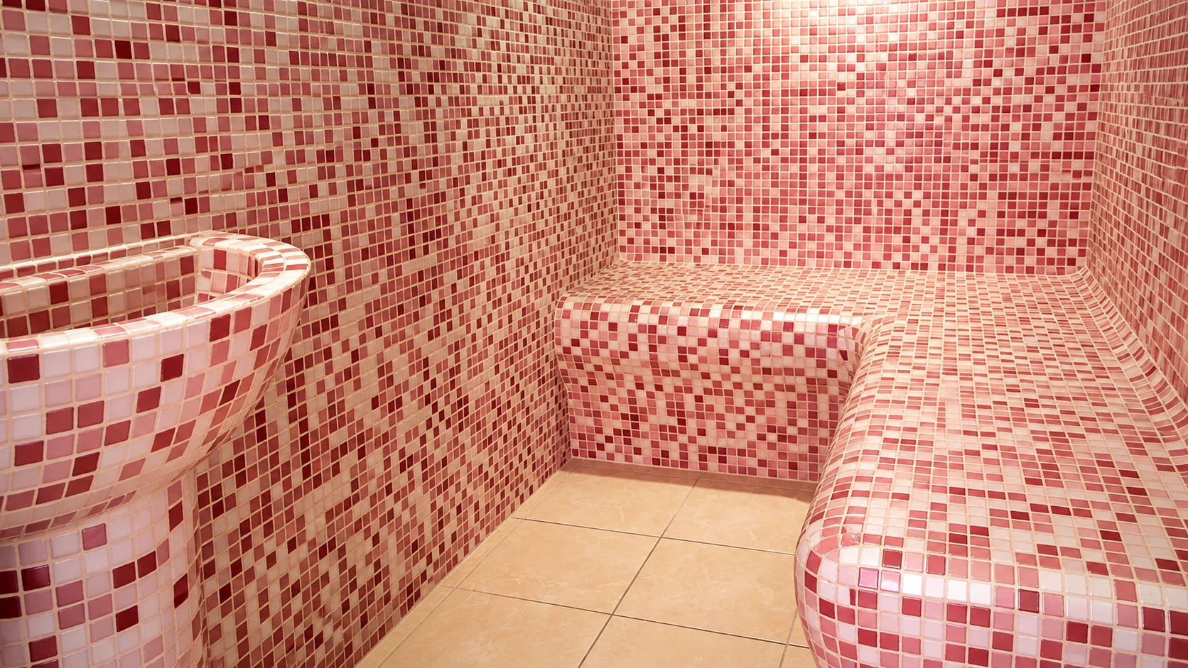 Bagno turco dell'area wellness