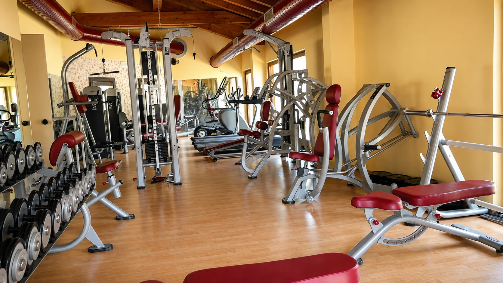 Palestra attrezzata del campeggio